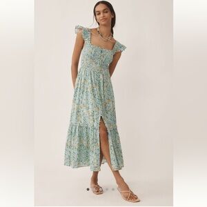 Anthropologie The Peregrine midi dress.